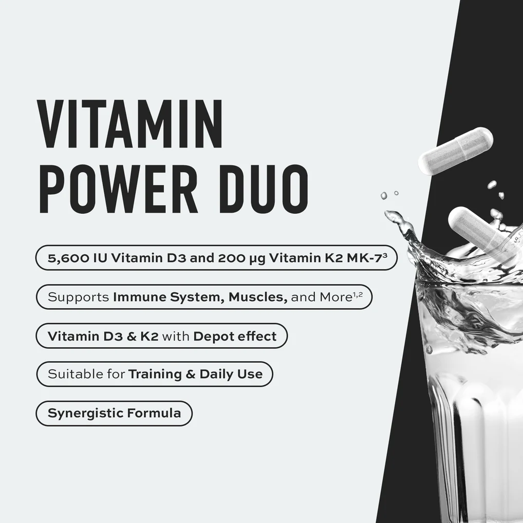 Vitamin D3 and K2